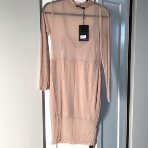 Transparent mesh dress from Missguided. BNWT has bra insert